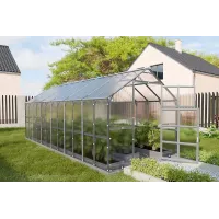 Heavy Duty greenhouse KLASIKA HOUSE 2,35 x 6,12 m (14,38 m²), 6 mm polycarbonate cover