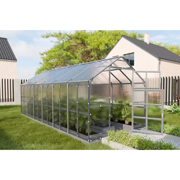 Heavy Duty greenhouse KLASIKA HOUSE 2,35 x 6,12 m (14,38 m²), 6 mm polycarbonate cover