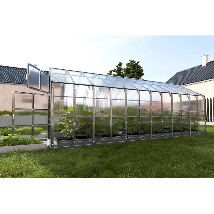 Heavy Duty greenhouse KLASIKA HOUSE 2,35 x 6,12 m (14,38 m²), 6 mm polycarbonate cover