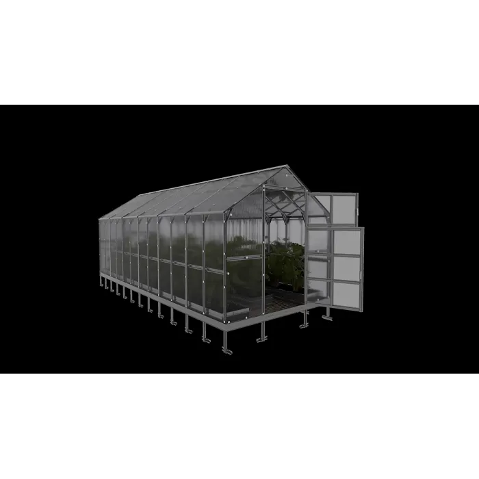Heavy Duty greenhouse KLASIKA HOUSE 2,35 x 6,12 m (14,38 m²), 6 mm polycarbonate cover