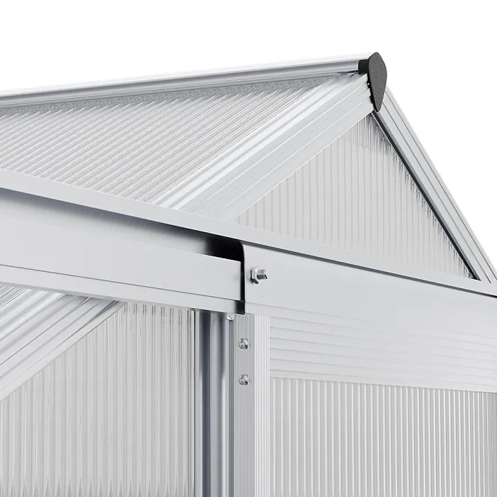 10x6ft Garden Plants Grow House with Aluminium Frame Large Walk-In Green House with Door and Window