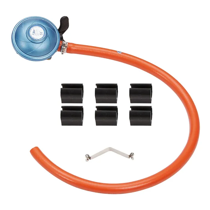 Black Outdoor 17-Inch Portable Stainless Steel Gas Garden Griddle BBQ Grill 44.5cm W