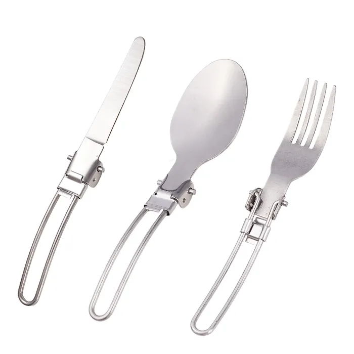 Grey Portable Camping Cookware Set Outdoor Picnic Cooking Kit with Storage Bag