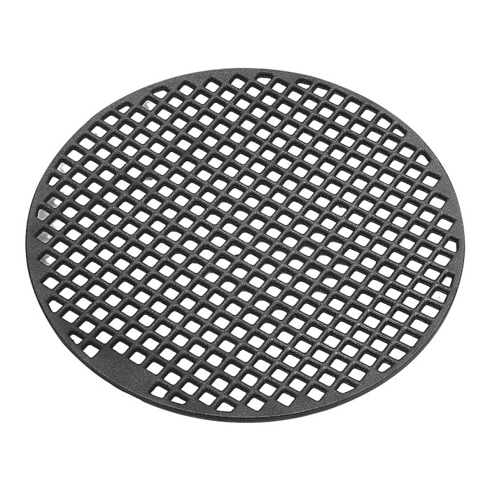 Round Cast Iron Pre-Seasoned BBQ Grill Grate 29.5cm Dia