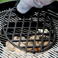 30cm D Round Cast Iron BBQ Grill High Heat Charcoal Fire Grate Grill Parts