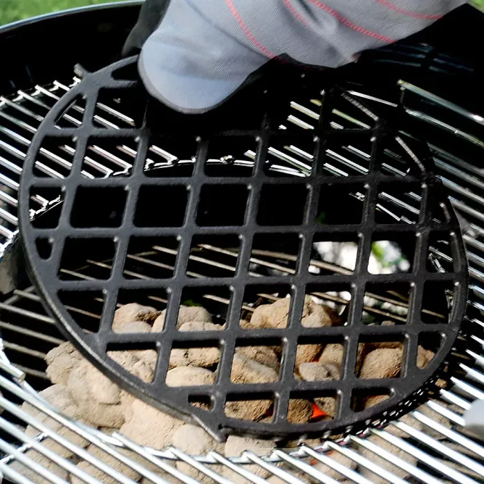30cm D Round Cast Iron BBQ Grill High Heat Charcoal Fire Grate Grill Parts