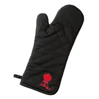 Weber Cotton BBQ mitt - Black & Red