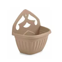 New Garden Flower Basket Pot Planter Container Wall Mounted Plant Fence Decorating Hanging Baskets 32CM