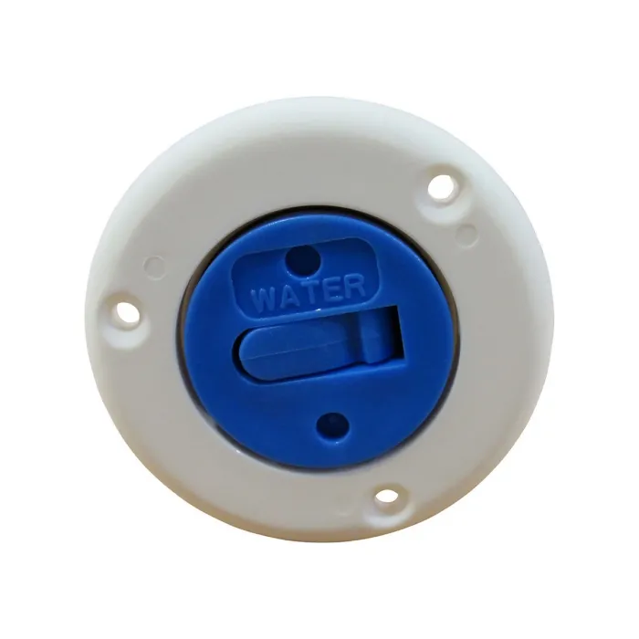 Motorhome Caravan Water Filler Cap 33MM (Blue Nylon Boat Deck Socket Marine Plug)