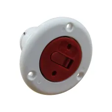 Motorhome Caravan Water Filler Cap 33MM (Red Nylon Boat Deck Socket Marine Plug)