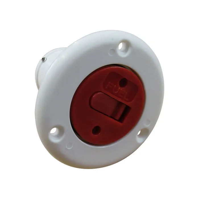 Motorhome Caravan Water Filler Cap 33MM (Red Nylon Boat Deck Socket Marine Plug)