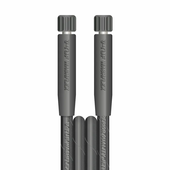 10m V-TUF V3 & V5 PROFESSIONAL WASHFLEX JETWASH HOSE M22F15 x M22M15 - V5-HOSE10M