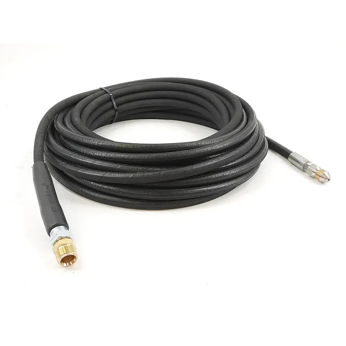 20m High Pressure Industrial Drain Pipe & Sewer Cleaning Hose & Spinning Nozzle Jet M22M - Fits V3 & V5