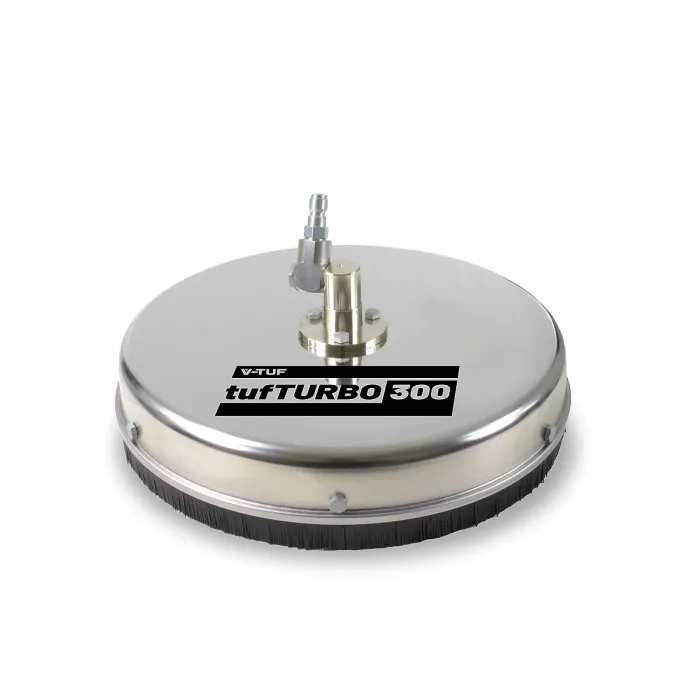 V-TUF 300mm 275BAR 150c STAINLESS STEEL SURFACE CLEANER - MALE 1/4" FEMALE BSP INLET