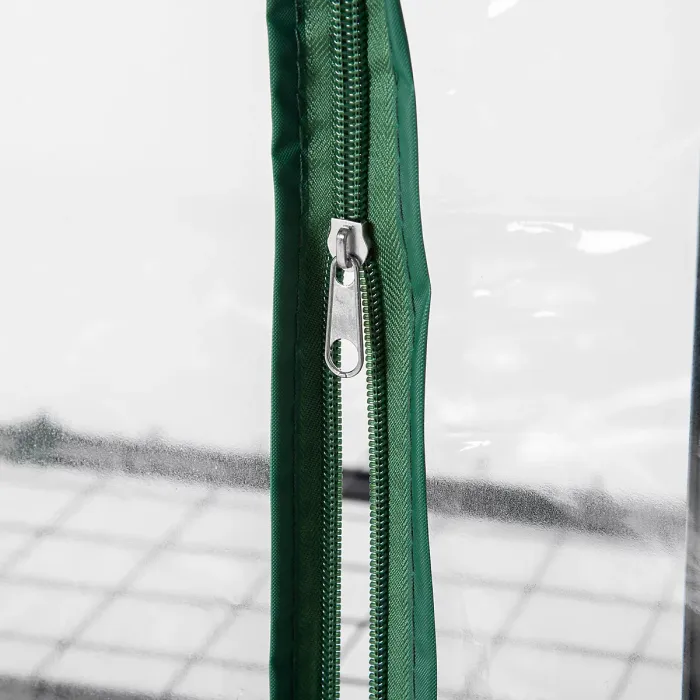 Chilli 4 Tiers Mini Portable Greenhouse Compact Plant Grow Shed Metal Frame Transparent Clear Cover 160H x 70L x 50Wcm