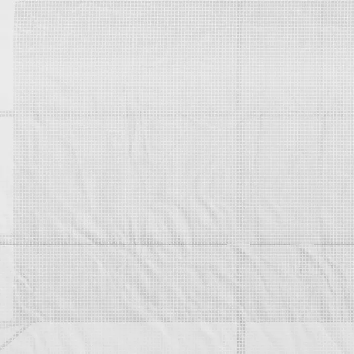 Chilli Outdoor Walk-In Greenhouse, Plant Nursery with Zippered Doors, PE Cover and 3-Tier Shelves, White, 300 x 150 x 213 cm