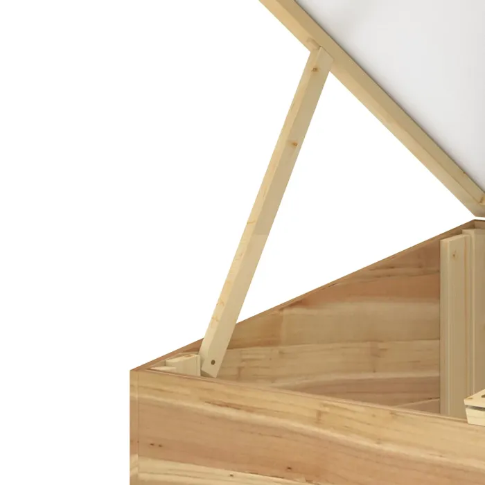 Chilli Wooden Cold Frame Greenhouse Garden Polycarbonate Grow House with Independent Openable Top Covers for Flowers