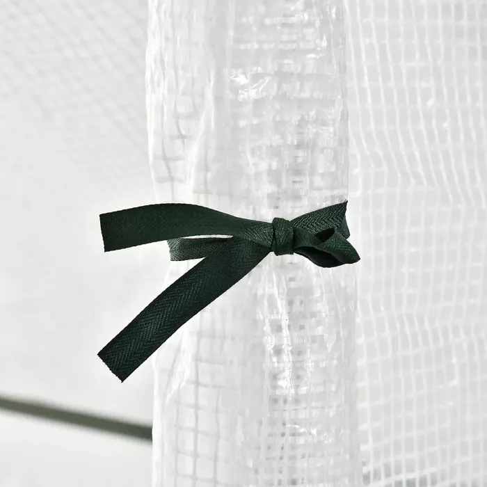 Chilli Walk-In Greenhouse with Window Roll-Up Door, Portable Garden Grow House with Steel Frame for Vegetable Plant Herb