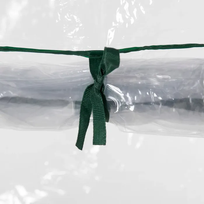 Chilli Tomato Greenhouse with Roll-up Door, Mini Greenhouse with PVC Cover, Outdoor Grow House Small Green House for the Garden