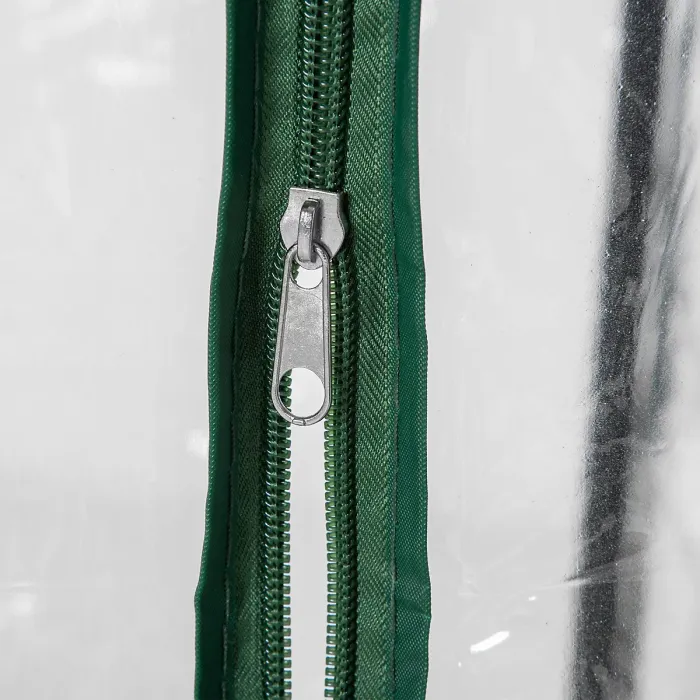 Chilli Tomato Greenhouse with Roll-up Door, Mini Greenhouse with PVC Cover, Outdoor Grow House Small Green House for the Garden