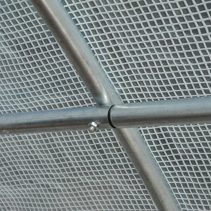 Chilli 6 x 3 x 2 m Polytunnel Greenhouse, Walk in Polytunnel Tent with Metal Frame, Zippered Door and 8 Windows for Garden