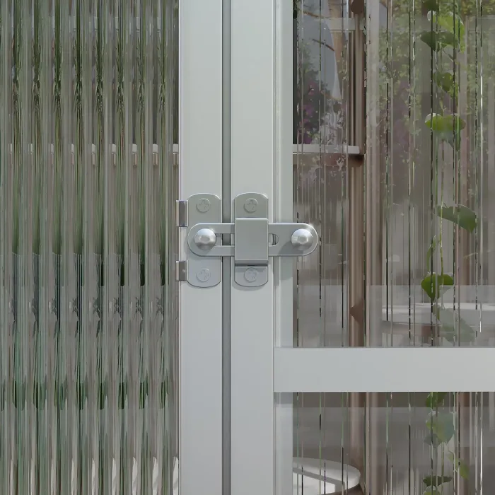 Chilli 10 x 6ft Aluminium Frame Walk-In Greenhouse, with Foundation