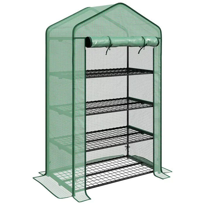 Chilli Four-Tier Mini Greenhouse, with Reinforced Plastic Cover