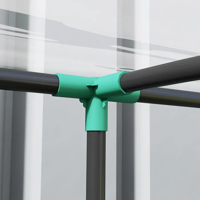 Chilli 214cm x 118cm Walk-In Lean To Greenhouse, with Accessories