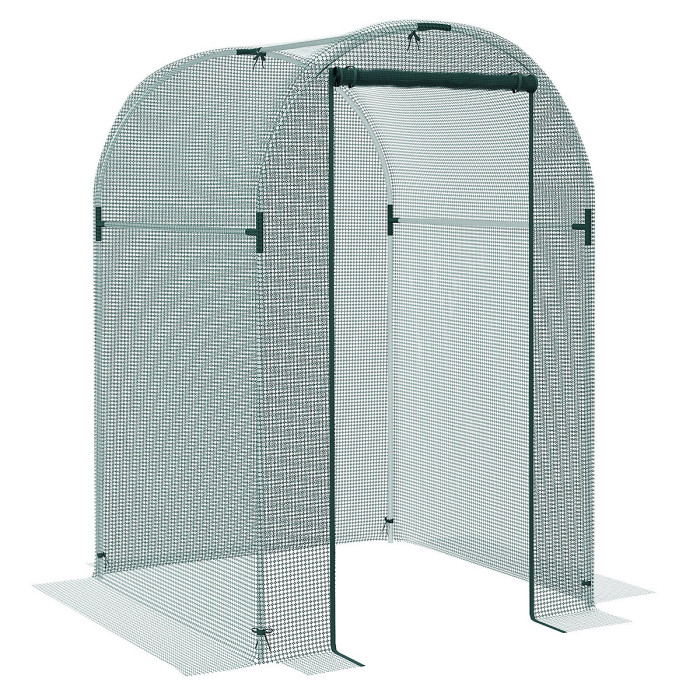 Chilli 120 x 120cm Mini Polytunnel Greenhouse