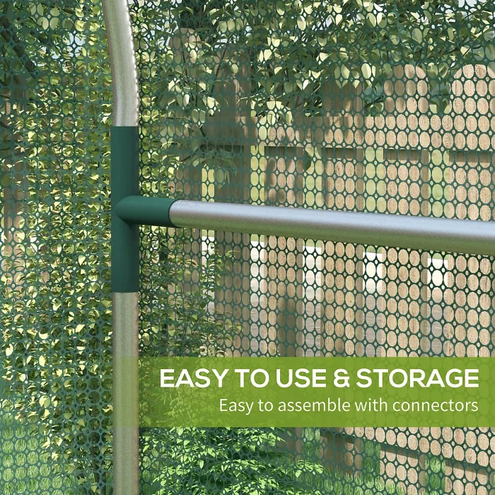 Chilli 120 x 120cm Mini Polytunnel Greenhouse