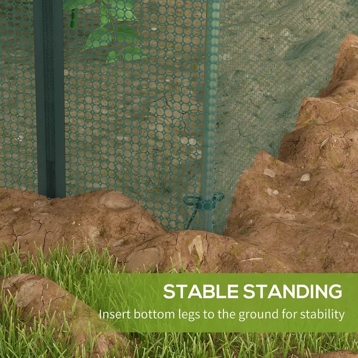 Chilli 120 x 120cm Mini Polytunnel Greenhouse