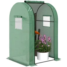 Chilli 94 x 94cm Mini Portable Greenhouse - Green