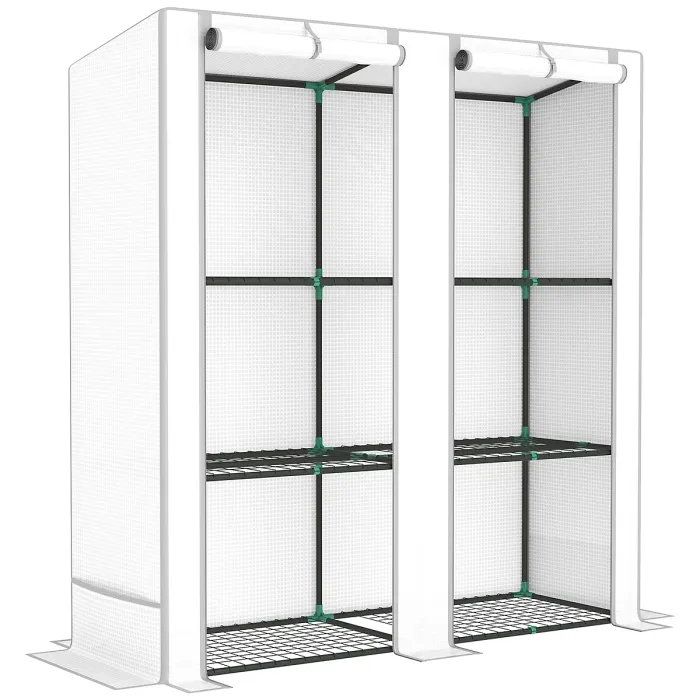 Chilli Three-Tier Mini Greenhouse - White