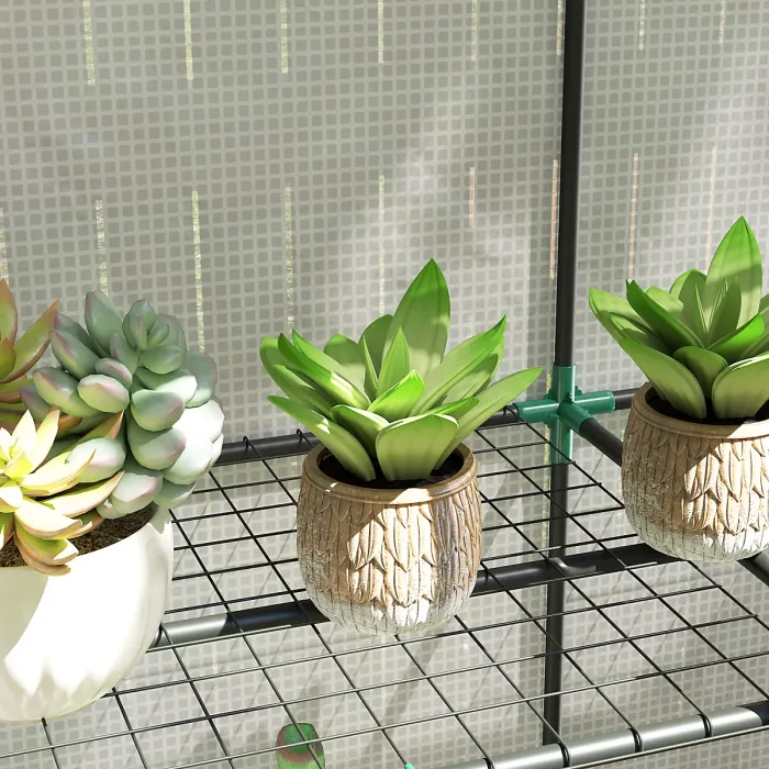 Chilli Three-Tier Mini Greenhouse - White