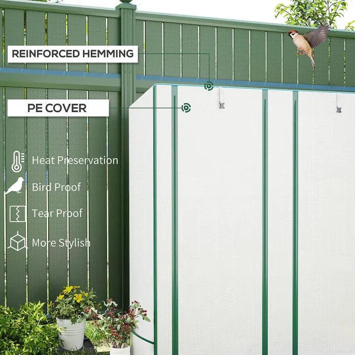 Chilli Three-Tier Mini Greenhouse - White