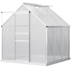 Chilli 190 x 190cm Walk-In Polycarbonate Greenhouse