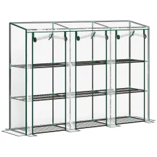 Chilli 46 x 215cm Nine-Shelf Greenhouse