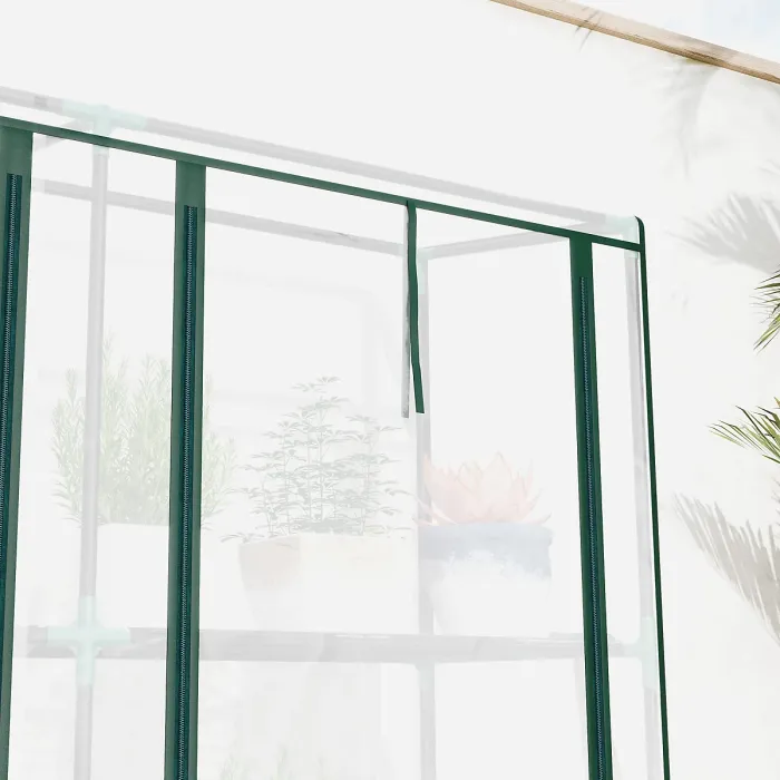 Chilli 46 x 215cm Nine-Shelf Greenhouse