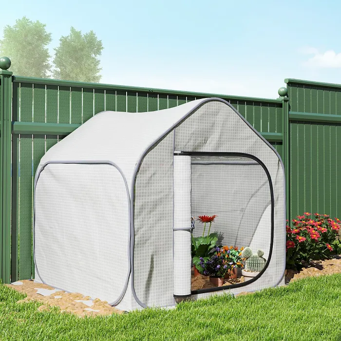 Chilli 150 x 148cm Pop-Up Greenhouse - White