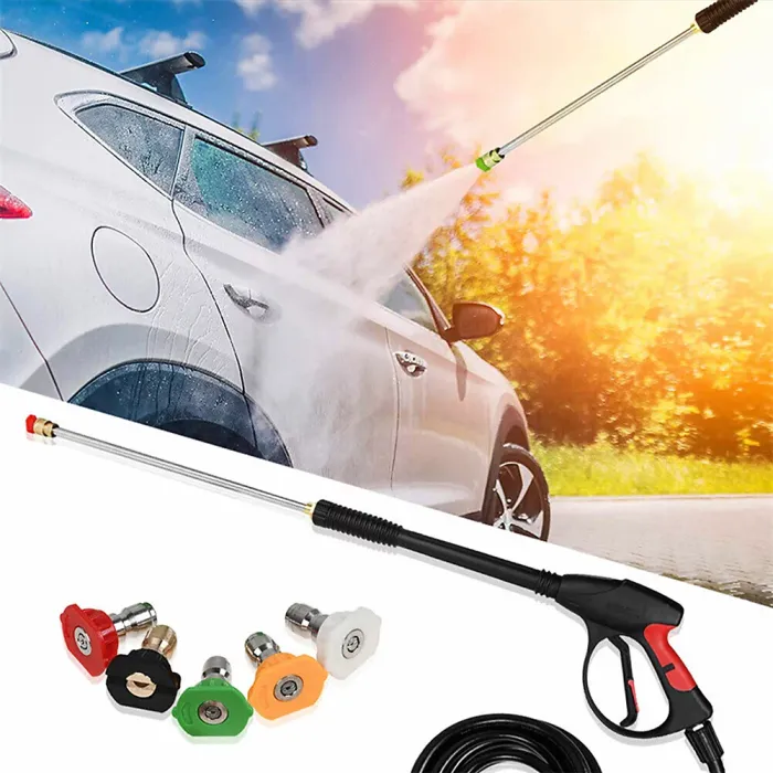 4000PSI High Pressure Washer Spray Gun and Washing Hose Kit For Car Jet Lance UK
