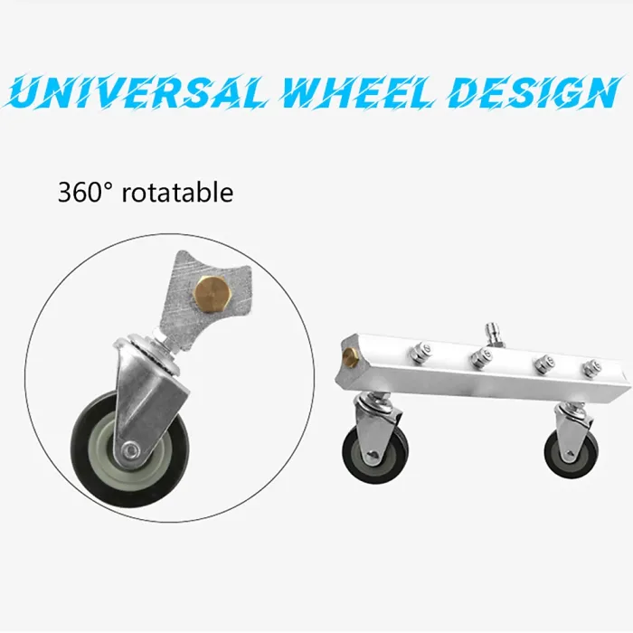 Heavy Duty 4000 PSI Pressure Washer Undercarriage & Surface Cleaner Attachment Kit