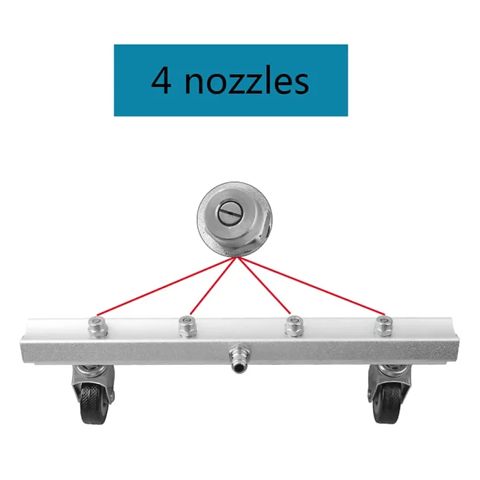 Heavy Duty 4000 PSI Pressure Washer Undercarriage & Surface Cleaner Attachment Kit