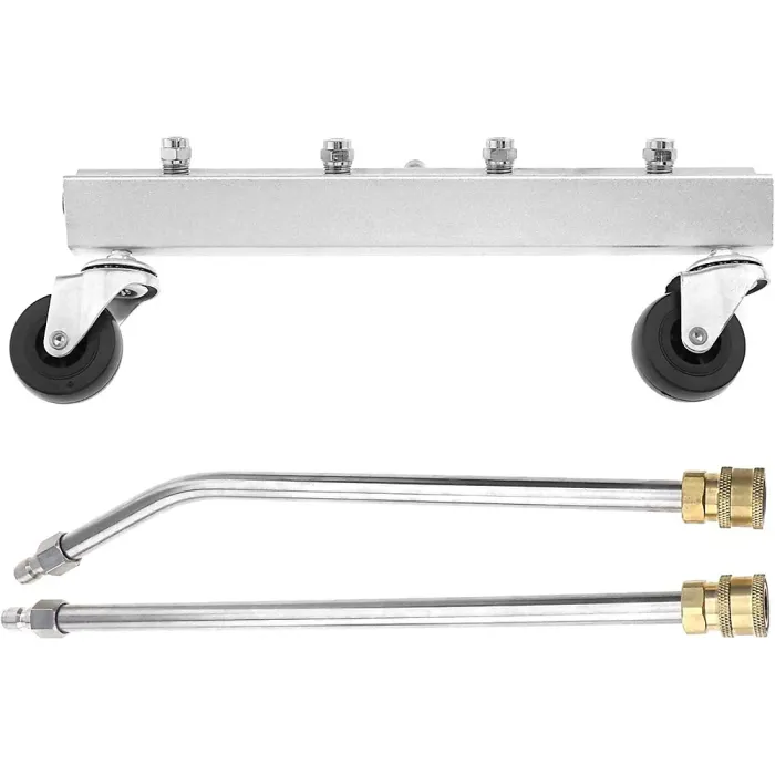 Heavy Duty 4000 PSI Pressure Washer Undercarriage & Surface Cleaner Attachment Kit