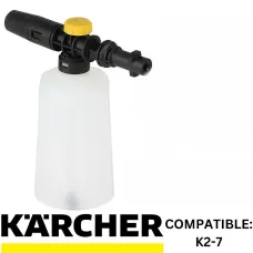 High Pressure Snow Foam Lance Gun with 750ml Bottle - Karcher K2-K7 Compatible