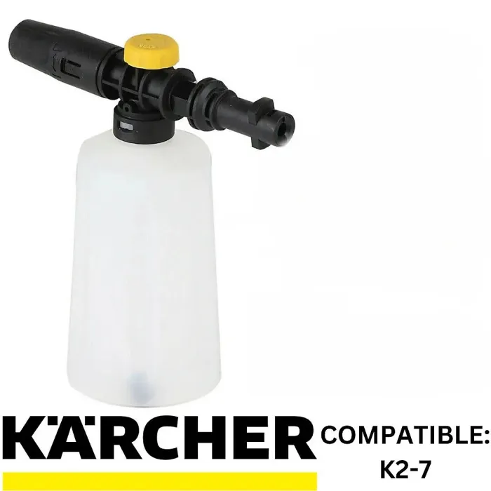 High Pressure Snow Foam Lance Gun with 750ml Bottle - Karcher K2-K7 Compatible