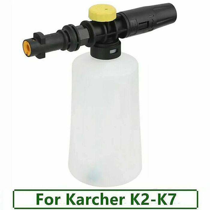 High Pressure Snow Foam Lance Gun with 750ml Bottle - Karcher K2-K7 Compatible