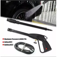 High Pressure Washer Spray Gun with 5M Hose - 160 Bar Max Pressure