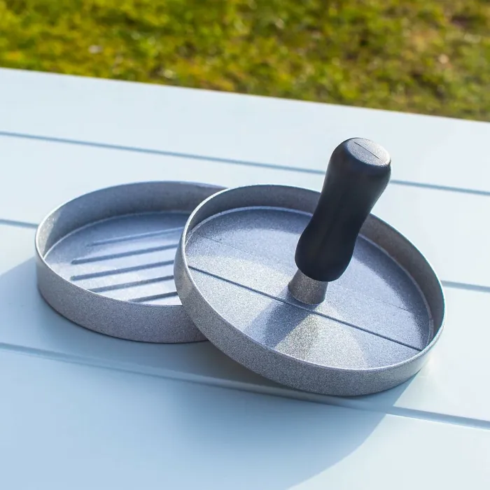 BBQ Accessory Gift Set with Burger Press, Chicken Rack and Meat Claws