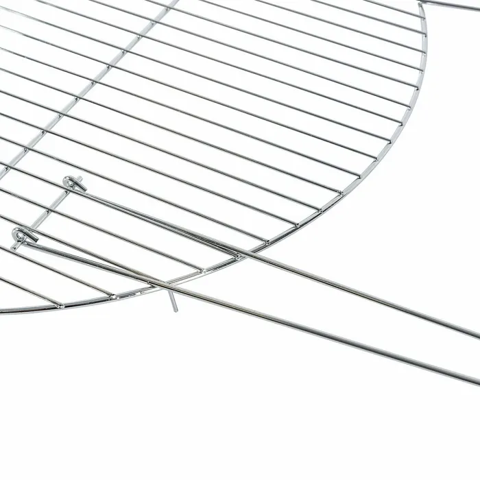 Barbecue Grill Rack for Fire Bowl Steel Barbeque Grill with Handles for Fire Pit