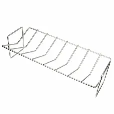 Stainless Steel Rib Rack For BBQ Top Quality Roasting Rack Cooking Accessory